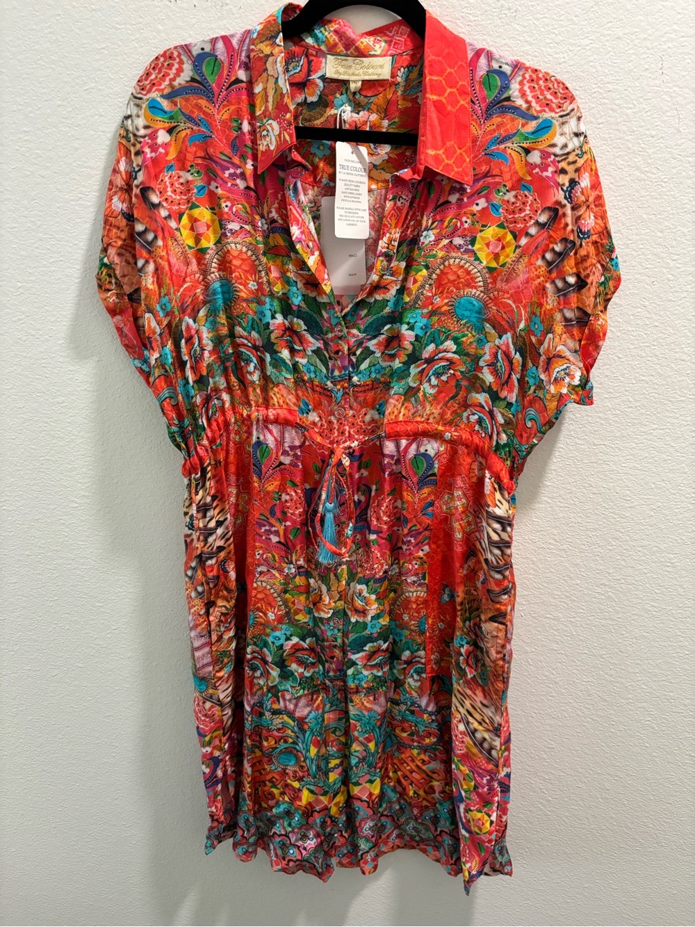 NWT La Moda Boho Dress, size S/M - Picture 2 of 10